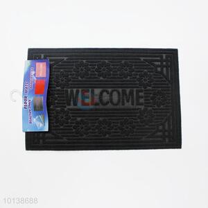 Black Printed Floor Carpet Door Mat