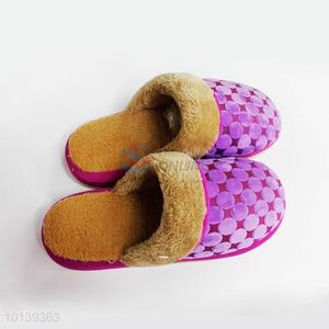 Wholesale Nice Purple Household Warm Slipper