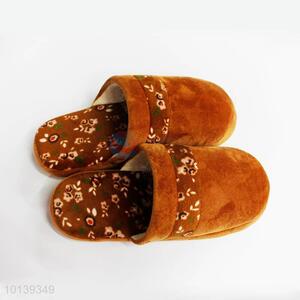 New and Hot Brown Household Warm Slipper