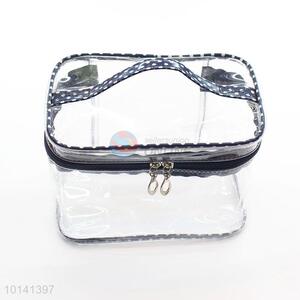 Portable transparent pvc makeup bag for travel