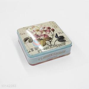 Creative Wholesale Square Tin Box Candy Box Gift Box Storage Box