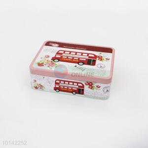 Creative Rectangle Tinplate Box Candy Box Gift Box Storage Box With Interlayer