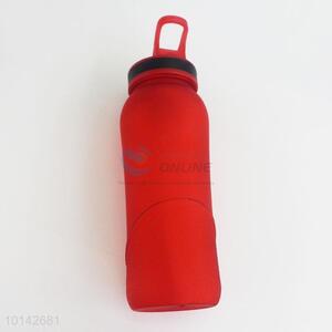 China Factory Red Plastic Drinking Sports Bottle