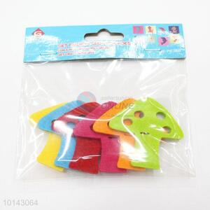 Colorful mushroom adhesive craft set/DIY non-woven decorative craft