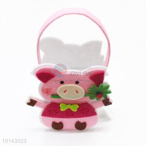 Cute pig craft packet/non-woven bag