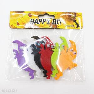 6 pieces ghost adhesive craft set/DIY non-woven decorative craft