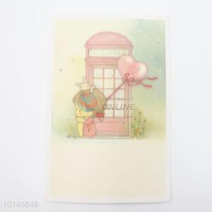 Low price paper postcard/message card