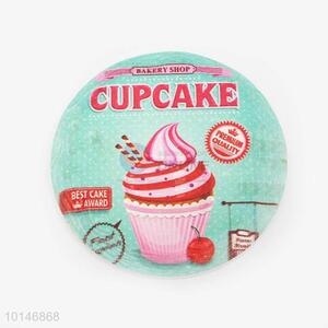 Low Price Round Ceramic Fridge Magnet