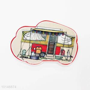 Factory price Car Shaped Ceramic Fridge Magnet