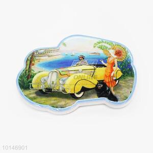 Cheap and High Quality Car Shaped Ceramic Fridge Magnet