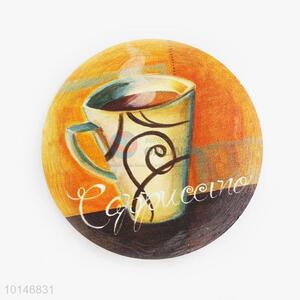 China Wholesale Round Ceramic Fridge Magnet