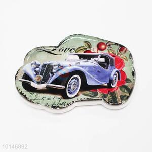 Modern Style Car Shaped Ceramic Fridge Magnet