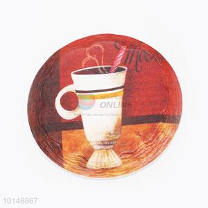 China Manufacturer Round Ceramic Fridge Magnet