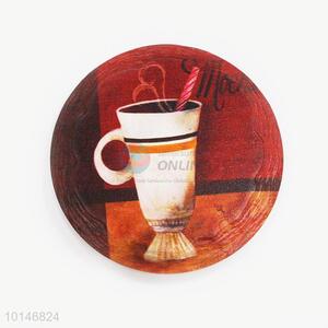 Reasonable Price Round Ceramic Fridge Magnet