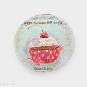 Wholesale New Style Round Ceramic Fridge Magnet