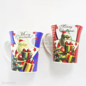 New arrival ceramic cups with handle for Christmas