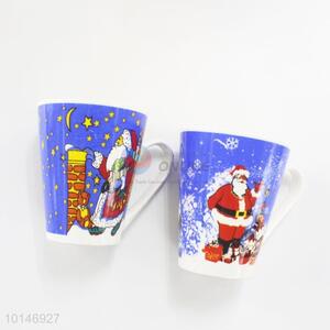 Father Christmas pattern ceramic cups for Christmas