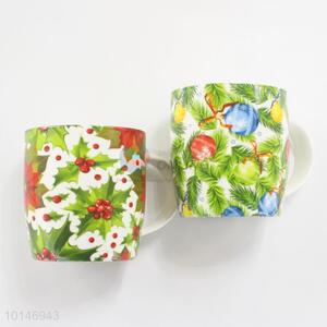 Wholesale cheap Christmas ceramic tea/water cups