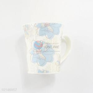 Hot sale flower pattern ceramic tea/water/coffee cups