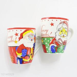 China supplier ceramic cups for Christmas