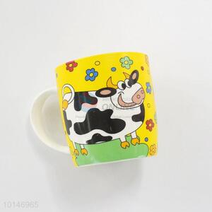 Cute cow pattern ceramic tea/water cups