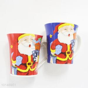 Custom cheap Christmas ceramic tea/water cups