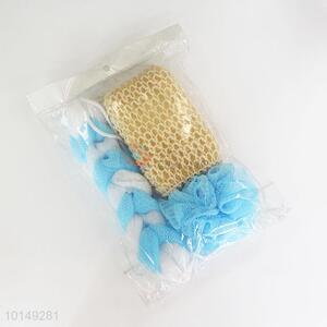 Good quality blue 3 pieces bath set