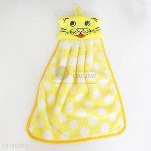 Yellow tiger hand towel/handkerchief