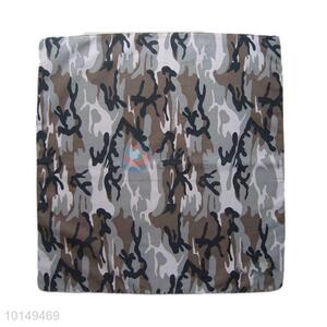 Cheap Brown/Black/White Camouflage Cotton Handkerchief