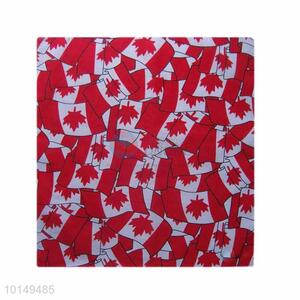 Cheap Canadian Cotton Handkerchief with Canadian Flag Design