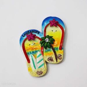 Slipper Shaped Resin Magnetic Fridge Magnet