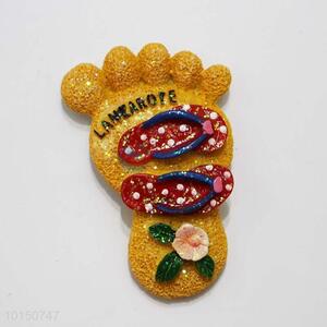 Foot Shaped Resin Magnetic Fridge Magnet