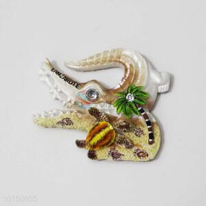 Competitive Price Crocodile Shaped  Resin Magnetic Fridge Magnet