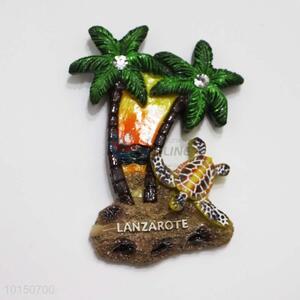 Coconut Tree Resin Magnetic Fridge Magnet