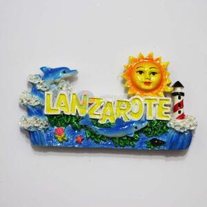 Wholesale Lanzarote Resin Magnetic Fridge Magnet