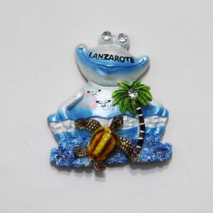 Frog Shaped Resin Magnetic Fridge Magnet