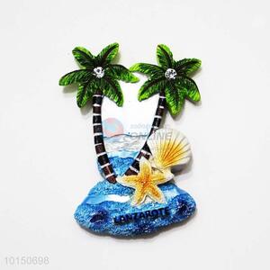 Wholesale Coconut Tree Resin Magnetic Fridge Magnet