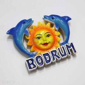 Dolphin Resin Magnetic Fridge Magnet