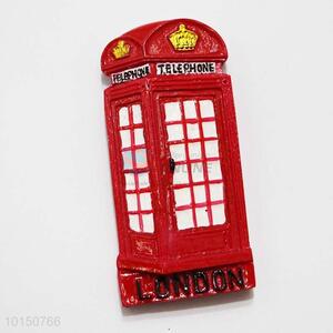 Telephone Booth Resin Magnetic Fridge Magnet