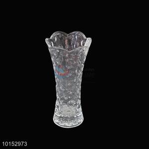 Promotional clear glass decorative vase