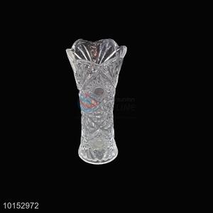 Wholesale clear glass flower vase