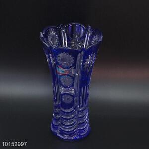 China factory direct colored glass flower vase