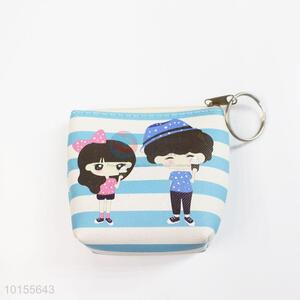 High sales lovely blue&white coin purse