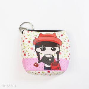 Cheap pretty girl floral coin purse