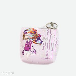 Good quality fashion girl pink coin purse