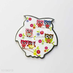 Top Quality Owl Shaped Ceramic Placemat/Cup Mat/Pot Mat