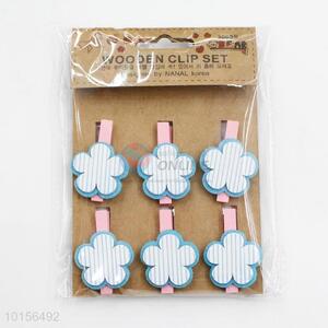 Factory Direct Clothespin Peg DIY Clothes Clip in Flowers Shape