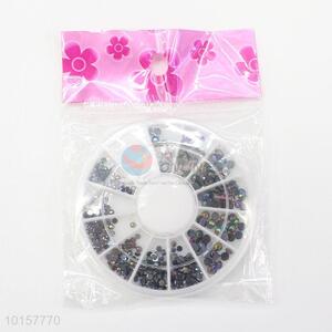 Acrylic Nail Accesories 3D Flat Nail Decoration with Wheel