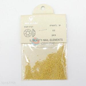 Gold Small Beads 3D Nail Art Decorations