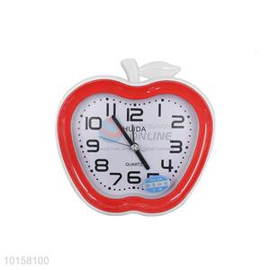 Hot Apple Shape Red Desk Alarm Clock For Students